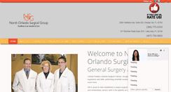 Desktop Screenshot of northorlandosurgical.com